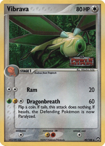 Vibrava (40/108) (Stamped) [EX: Power Keepers] - The Mythic Store | 24h Order Processing