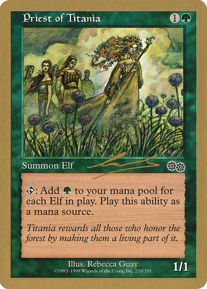 Priest of Titania (Nicolas Labarre) [World Championship Decks 2000] - The Mythic Store | 24h Order Processing