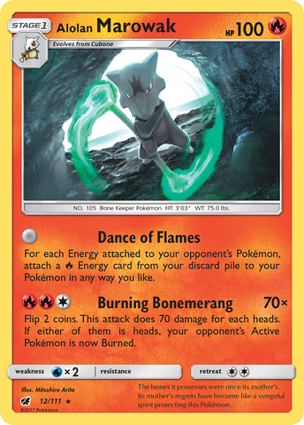 Alolan Marowak (12/111) [Sun & Moon: Crimson Invasion] - The Mythic Store | 24h Order Processing