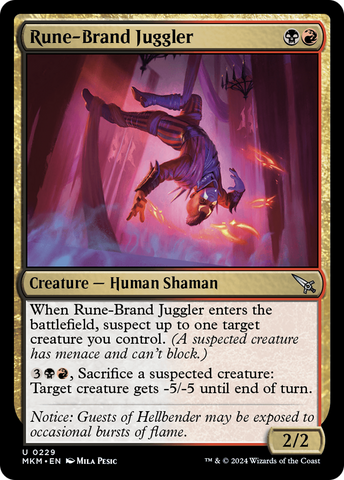 Rune-Brand Juggler [Murders at Karlov Manor] - The Mythic Store | 24h Order Processing