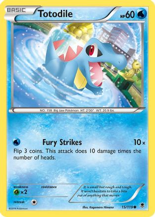 Totodile (15/119) [XY: Phantom Forces] - The Mythic Store | 24h Order Processing