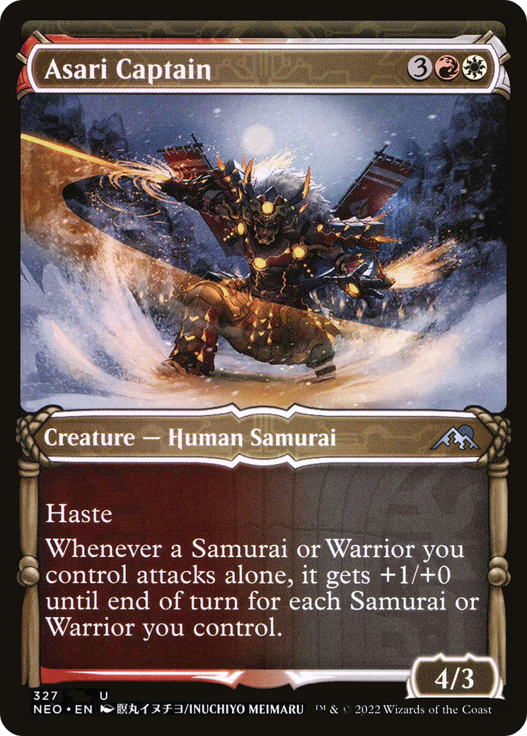 Asari Captain (Showcase Samurai) [Kamigawa: Neon Dynasty] - The Mythic Store | 24h Order Processing