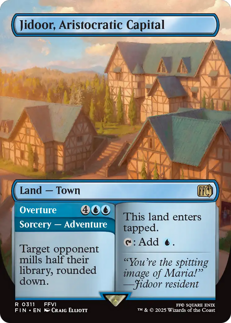 Jidoor, Aristocratic Capital // Overture (Borderless) [FINAL FANTASY] - The Mythic Store | 24h Order Processing