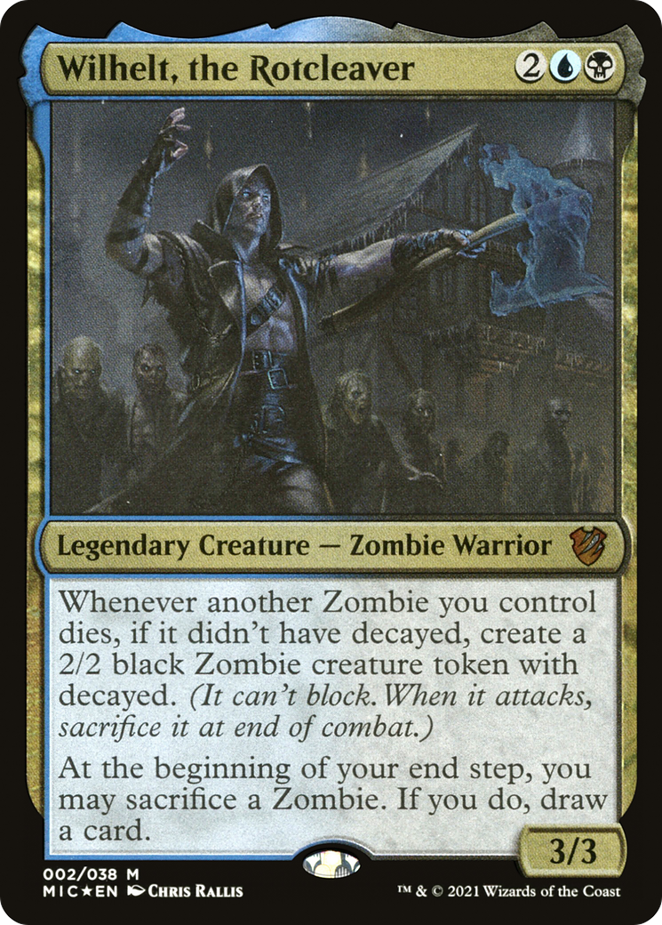 Wilhelt, the Rotcleaver (Display Commander) [Innistrad: Midnight Hunt Commander] - The Mythic Store | 24h Order Processing