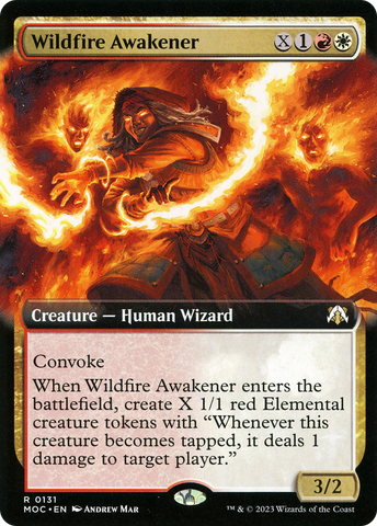 Wildfire Awakener (Extended Art) [March of the Machine Commander] - The Mythic Store | 24h Order Processing