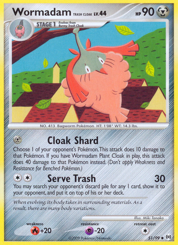 Wormadam Trash Cloak (51/99) [Platinum: Arceus] - The Mythic Store | 24h Order Processing
