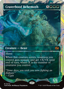 Craterhoof Behemoth (Showcase) (Halo Foil) [Tarkir: Dragonstorm] - The Mythic Store | 24h Order Processing
