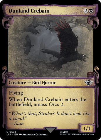 Dunland Crebain [The Lord of the Rings: Tales of Middle-Earth Showcase Scrolls] - The Mythic Store | 24h Order Processing