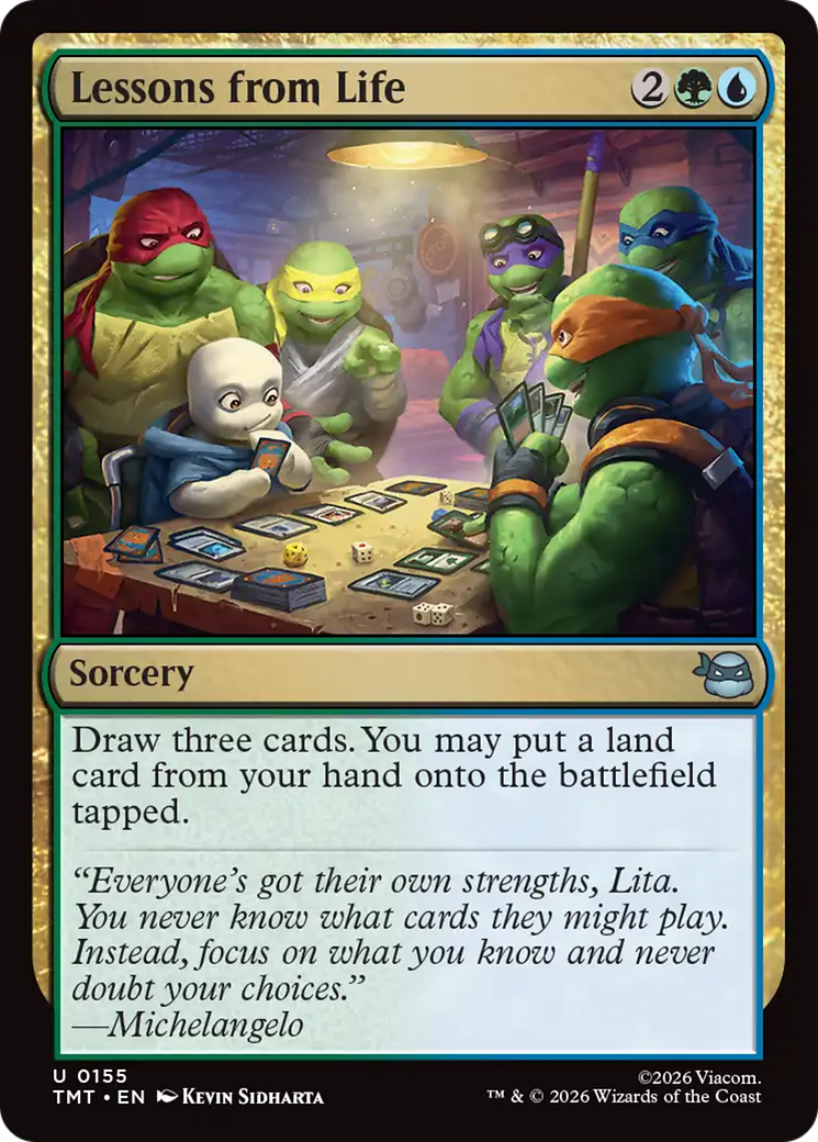 Lessons from Life [Teenage Mutant Ninja Turtles] - The Mythic Store | 24h Order Processing
