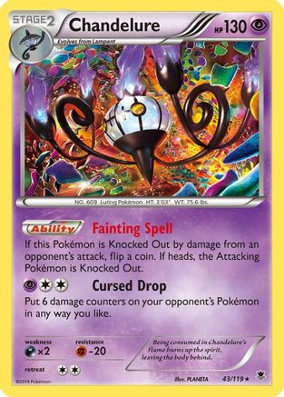 Chandelure (43/119) [XY: Phantom Forces] - The Mythic Store | 24h Order Processing