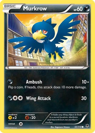 Murkrow (51/119) [XY: Phantom Forces] - The Mythic Store | 24h Order Processing