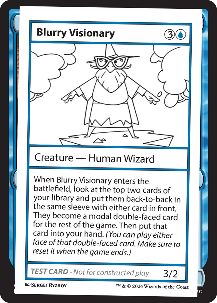 Blurry Visionary [Mystery Booster 2 Playtest Cards] - The Mythic Store | 24h Order Processing