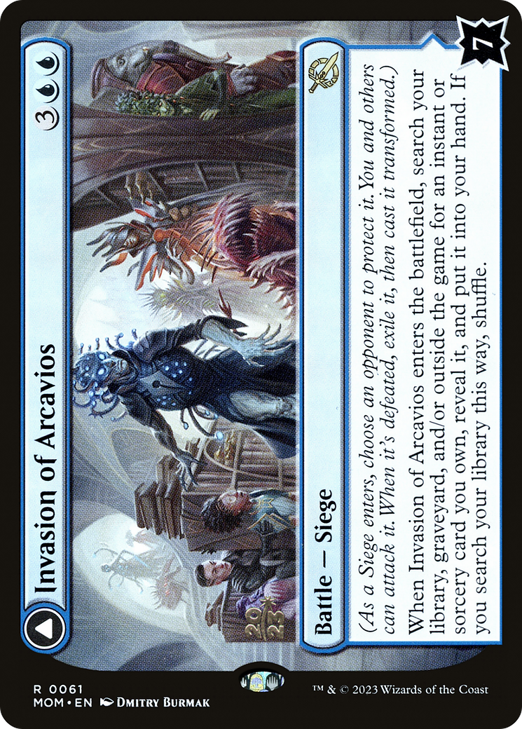 Invasion of Arcavios // Invocation of the Founders [March of the Machine Prerelease Promos] - The Mythic Store | 24h Order Processing