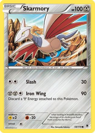 Skarmory (59/119) [XY: Phantom Forces] - The Mythic Store | 24h Order Processing