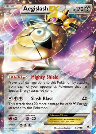 Aegislash EX (65/119) [XY: Phantom Forces] - The Mythic Store | 24h Order Processing
