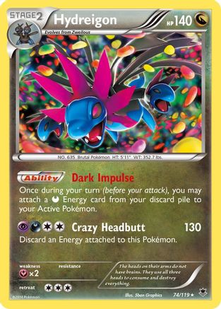 Hydreigon (74/119) [XY: Phantom Forces] - The Mythic Store | 24h Order Processing