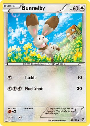 Bunnelby (87/119) [XY: Phantom Forces] - The Mythic Store | 24h Order Processing