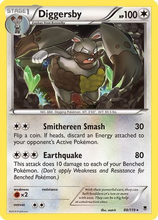 Diggersby (88/119) [XY: Phantom Forces] - The Mythic Store | 24h Order Processing