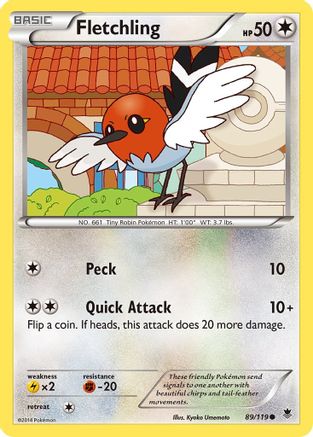Fletchling (89/119) [XY: Phantom Forces] - The Mythic Store | 24h Order Processing