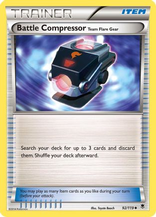 Battle Compressor Team Flare Gear (92/119) [XY: Phantom Forces] - The Mythic Store | 24h Order Processing