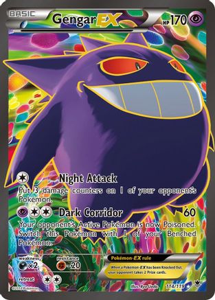 Gengar EX (114/119) [XY: Phantom Forces] - The Mythic Store | 24h Order Processing