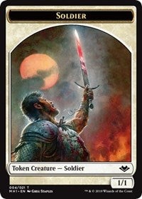 Soldier (004) // Rhino (013) Double-Sided Token [Modern Horizons Tokens] - The Mythic Store | 24h Order Processing