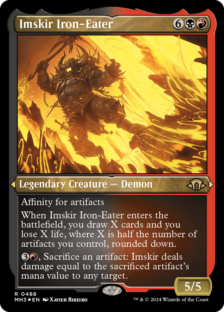 Imskir Iron-Eater (Foil Etched) [Modern Horizons 3] - The Mythic Store | 24h Order Processing