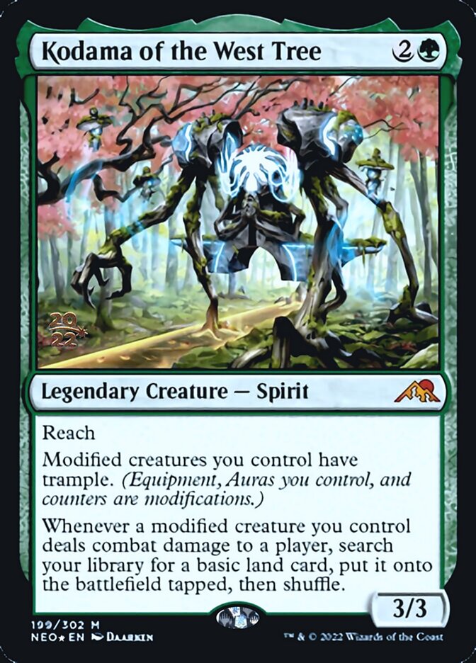 Kodama of the West Tree [Kamigawa: Neon Dynasty Prerelease Promos] - The Mythic Store | 24h Order Processing