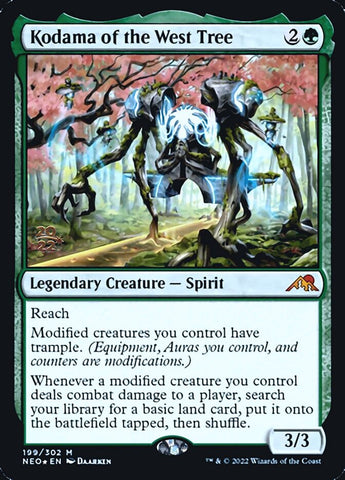 Kodama of the West Tree [Kamigawa: Neon Dynasty Prerelease Promos] - The Mythic Store | 24h Order Processing