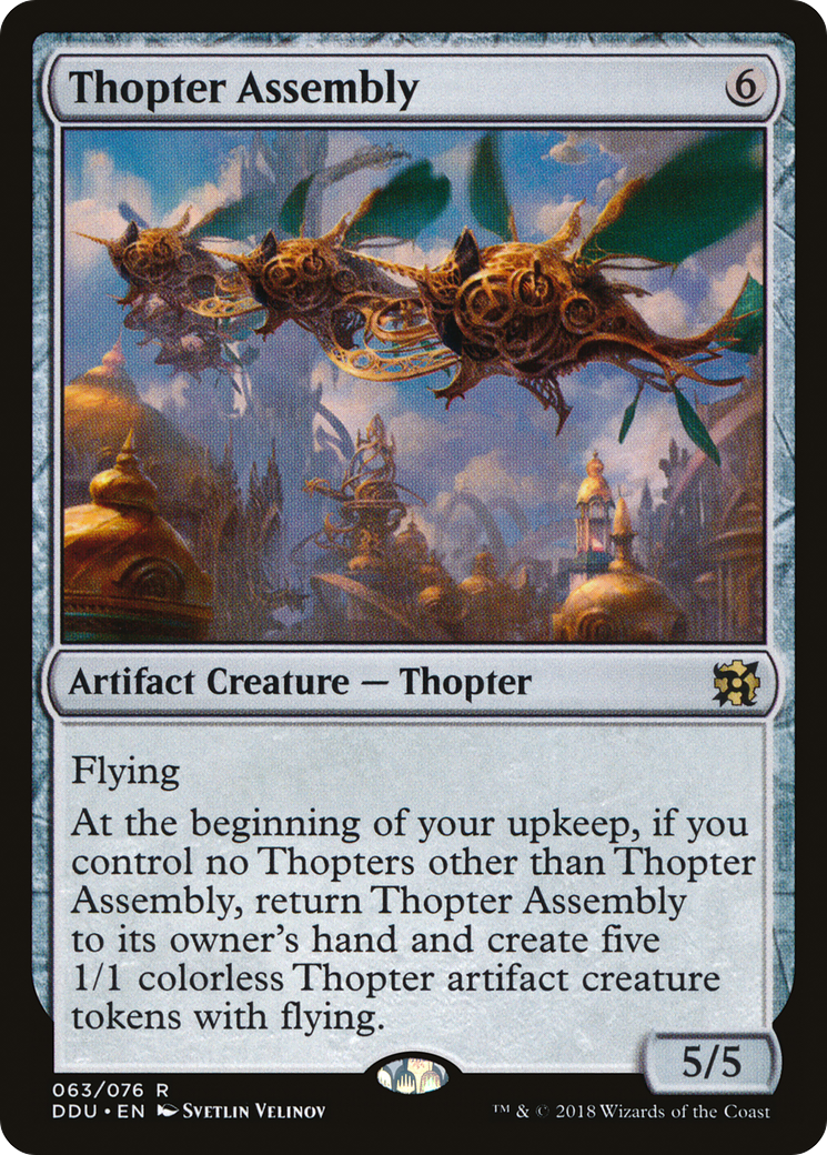 Thopter Assembly [Duel Decks: Elves vs. Inventors] - The Mythic Store | 24h Order Processing