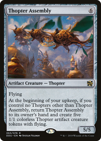Thopter Assembly [Duel Decks: Elves vs. Inventors] - The Mythic Store | 24h Order Processing