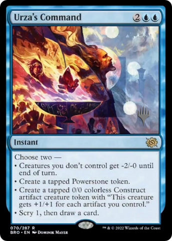 Urza's Command (Promo Pack) [The Brothers' War Promos] - The Mythic Store | 24h Order Processing