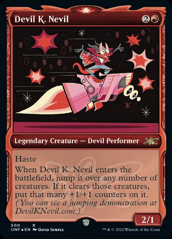 Devil K. Nevil (Showcase) (Galaxy Foil) [Unfinity] - The Mythic Store | 24h Order Processing