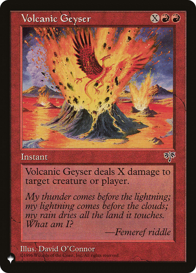 Volcanic Geyser [The List Reprints] - The Mythic Store | 24h Order Processing