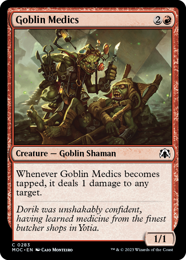 Goblin Medics [March of the Machine Commander] - The Mythic Store | 24h Order Processing