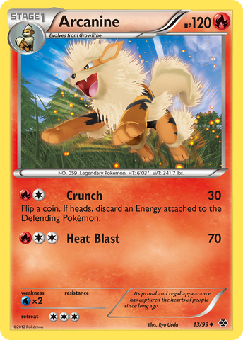 Arcanine (13/99) [Black & White: Next Destinies] - The Mythic Store | 24h Order Processing