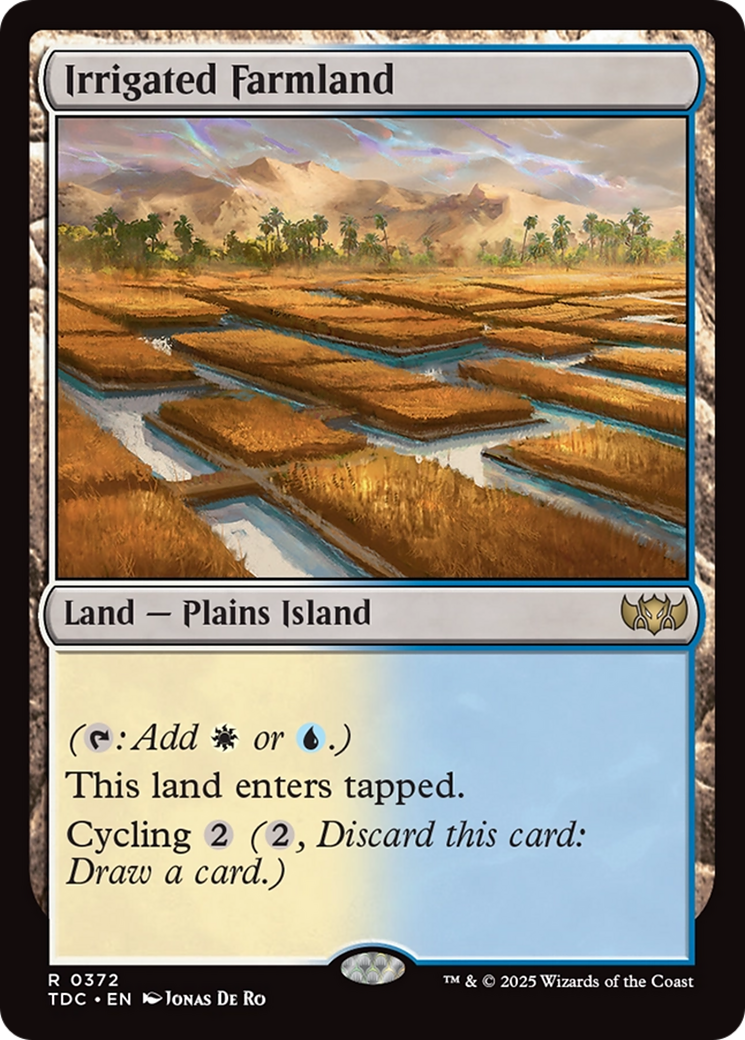 Irrigated Farmland [Tarkir: Dragonstorm Commander] - The Mythic Store | 24h Order Processing