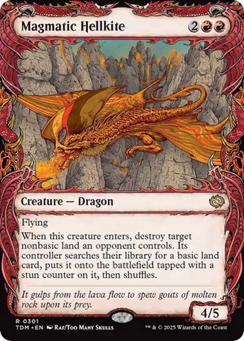 Magmatic Hellkite (Showcase) [Tarkir: Dragonstorm] - The Mythic Store | 24h Order Processing