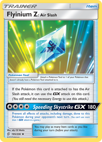 Flyinium Z: Air Slash (195/236) [Sun & Moon: Unified Minds] - The Mythic Store | 24h Order Processing