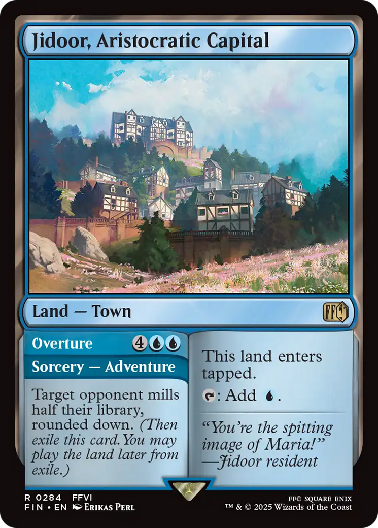 Jidoor, Aristocratic Capital // Overture [FINAL FANTASY] - The Mythic Store | 24h Order Processing
