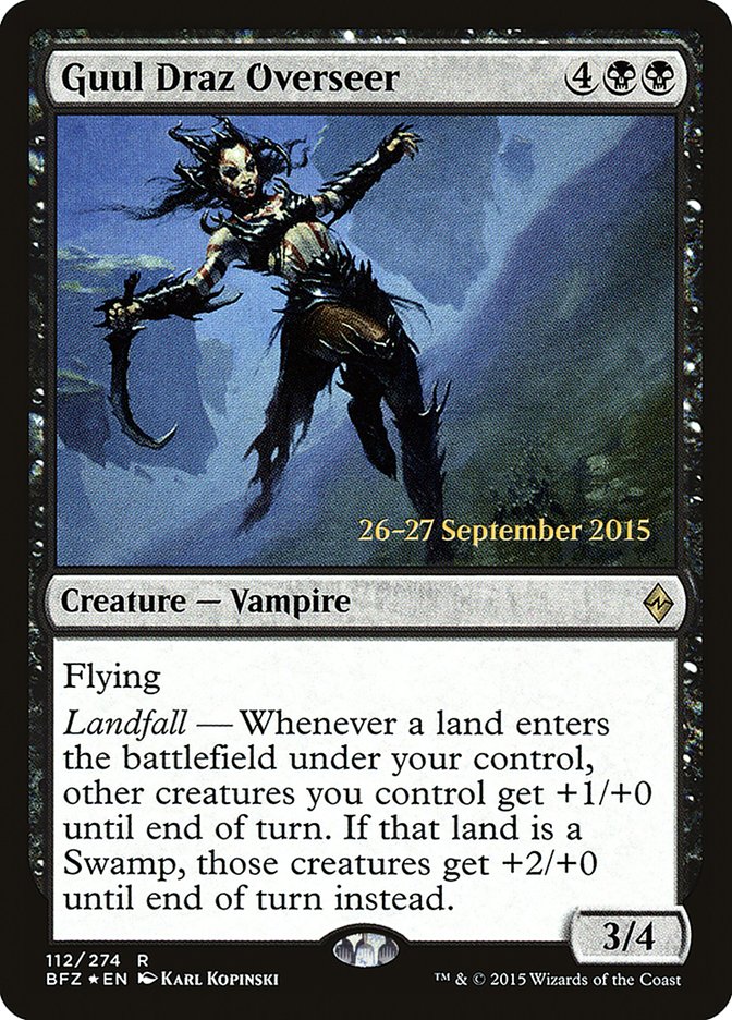 Guul Draz Overseer [Battle for Zendikar Prerelease Promos] - The Mythic Store | 24h Order Processing