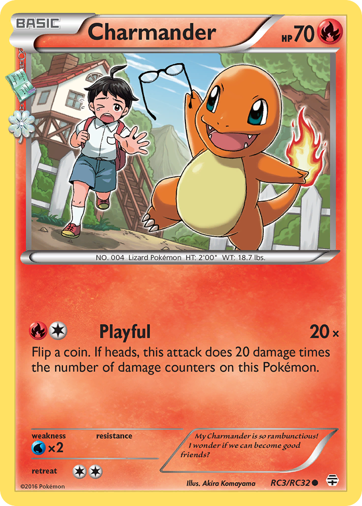 Charmander (RC3/RC32) [XY: Generations] - The Mythic Store | 24h Order Processing