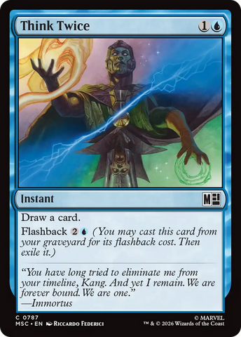 Think Twice [Marvel Super Heroes Commander] - The Mythic Store | 24h Order Processing