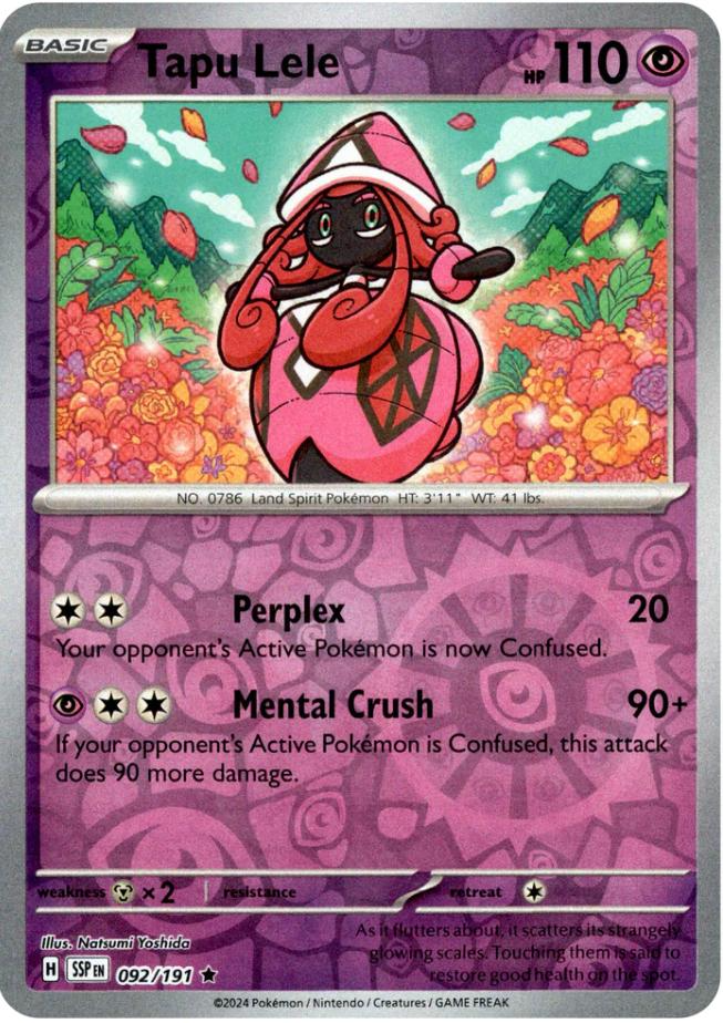 Tapu Lele (092/191) [Scarlet & Violet: Surging Sparks] - The Mythic Store | 24h Order Processing