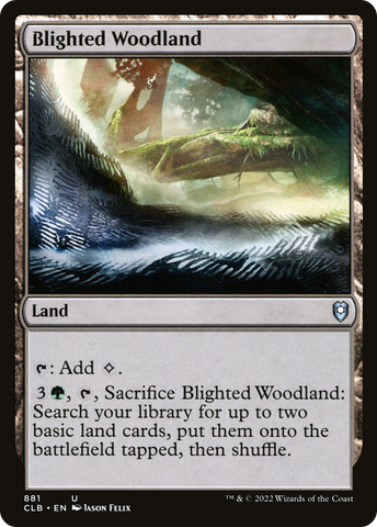 Blighted Woodland [Commander Legends: Battle for Baldur's Gate] - The Mythic Store | 24h Order Processing
