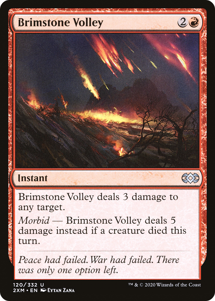 Brimstone Volley [Double Masters] - The Mythic Store | 24h Order Processing