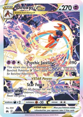 Deoxys VSTAR (GG46/GG70) [Sword & Shield: Crown Zenith] - The Mythic Store | 24h Order Processing