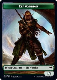 Elf Warrior // Bird Double-Sided Token [Kaldheim Tokens] - The Mythic Store | 24h Order Processing
