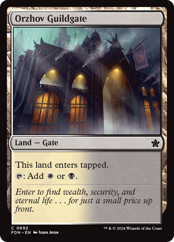 Orzhov Guildgate [Foundations] - The Mythic Store | 24h Order Processing