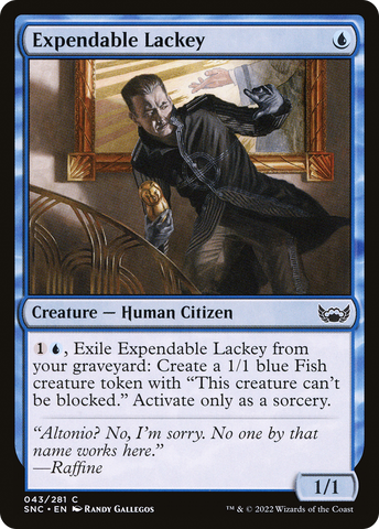 Expendable Lackey [Streets of New Capenna] - The Mythic Store | 24h Order Processing